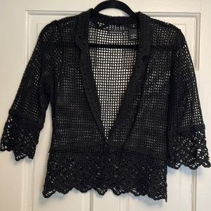 Moda International Crochet Blazer Style